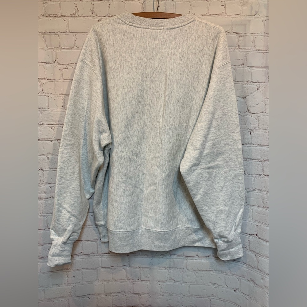 Champion Reverse Weave Gray Sweatshirt with Green Marshall University Logo XL​ - Picture 5 of 5